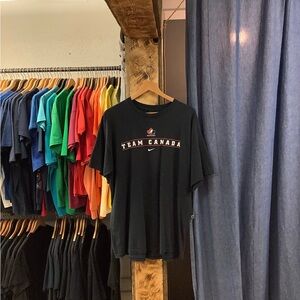 Vintage Nike Team Canada Black T-Shirt